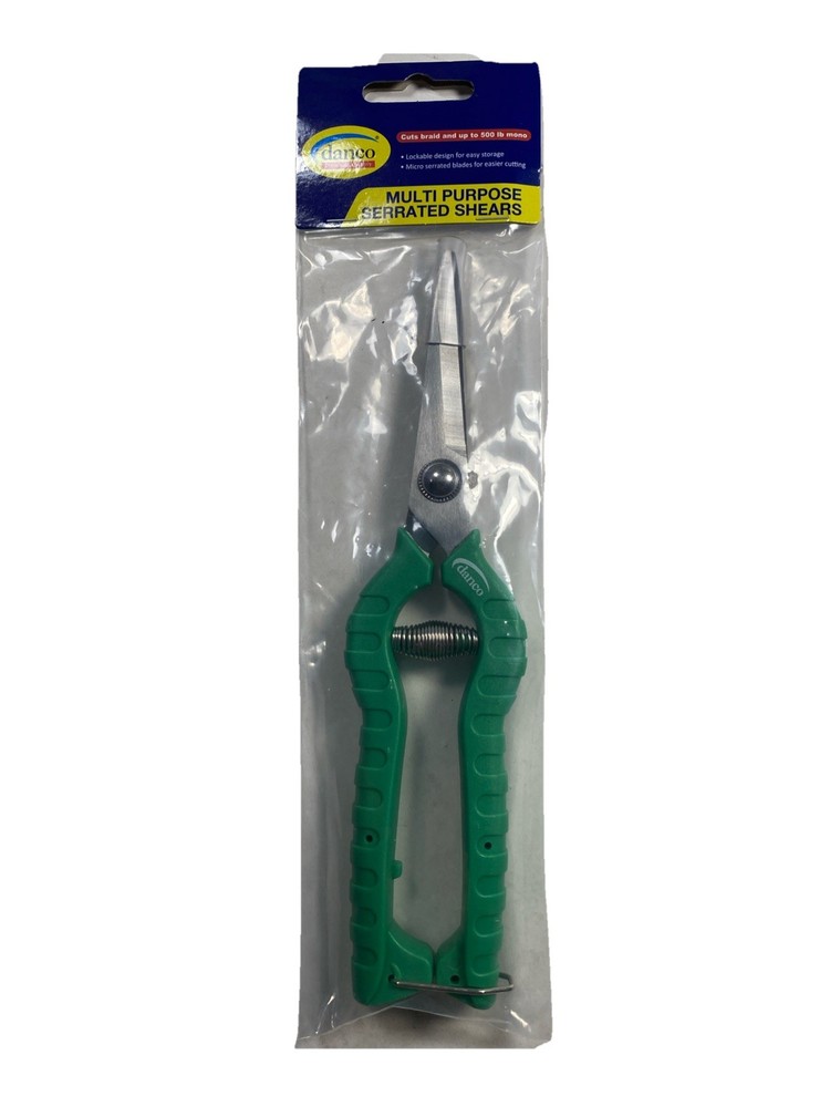 DANCO 8” STAINLESS STEEL MULTI PURPOSE SERRATED SHEARS