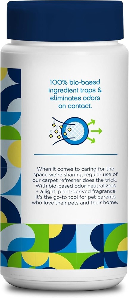 Carpet Refresher & Deodorizer Powder - Pet Safe, Plant Based Juniper Leaf Sce...
