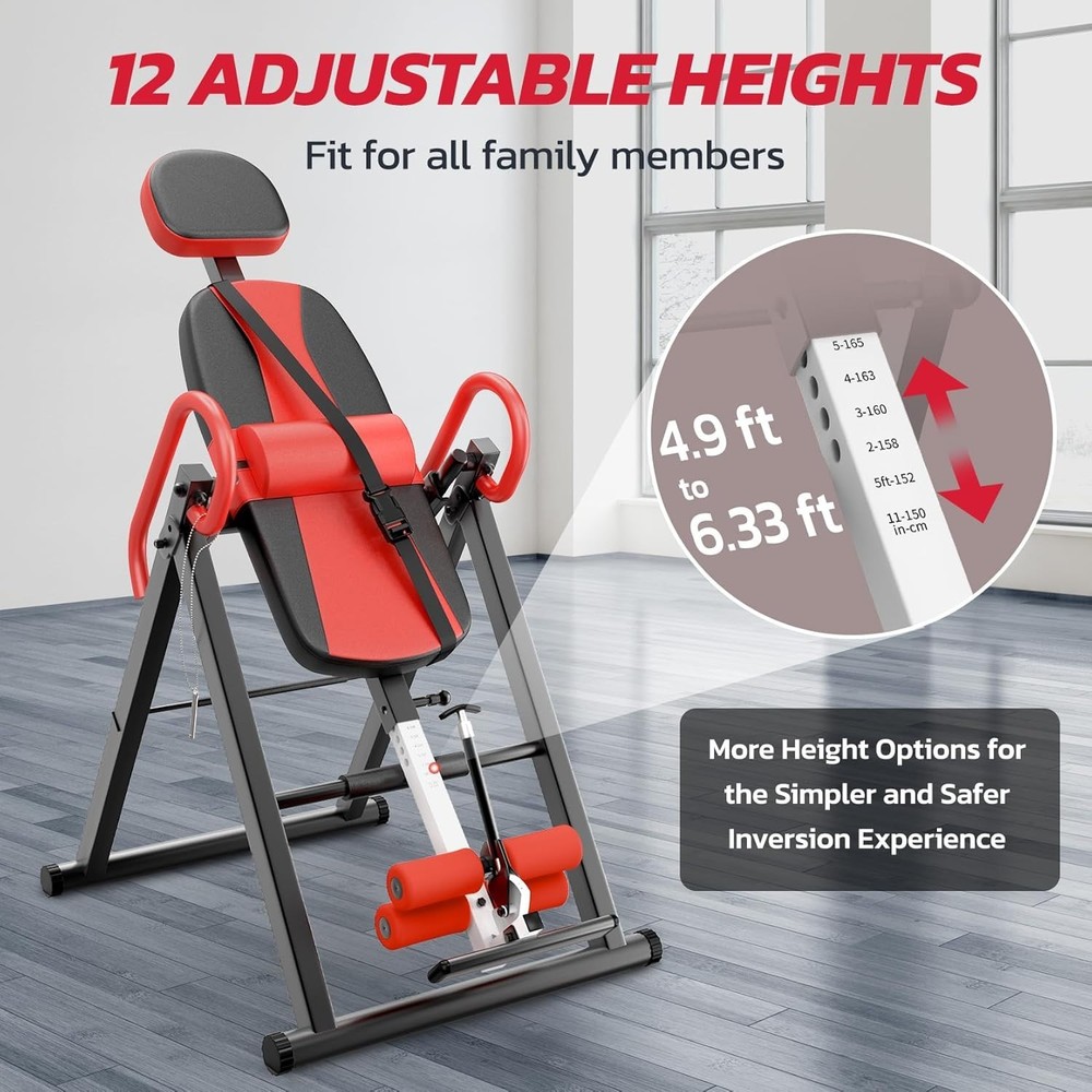 Gravity Inversion Table for Back Pain Relief