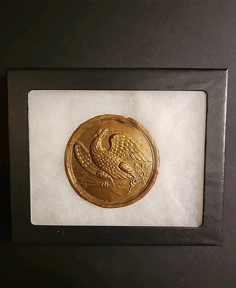 Civil War "UNION" Eagle Breast Plate 2.5" Diameter "Very Nice Example"