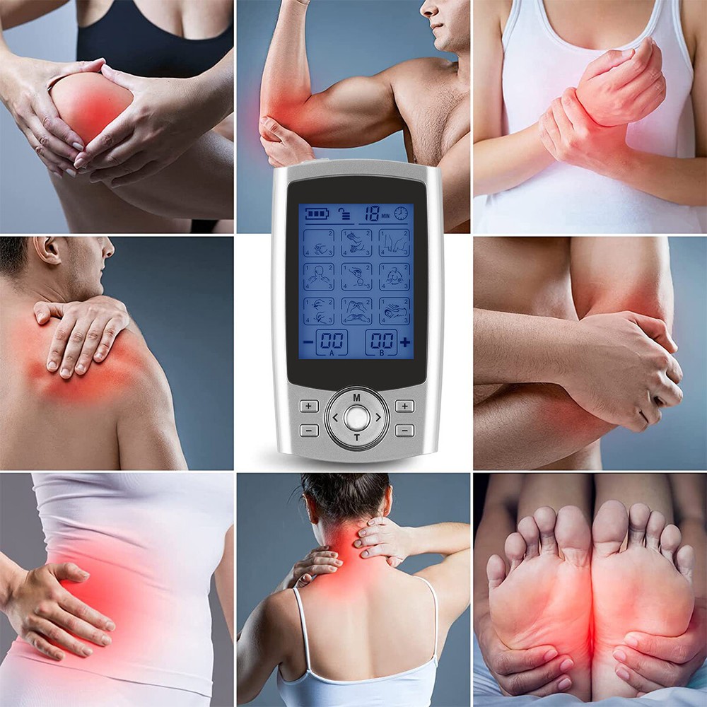 36 Modes Muscle Stimulator Pulse Massager Electrotherapy Pain Reliever Device.