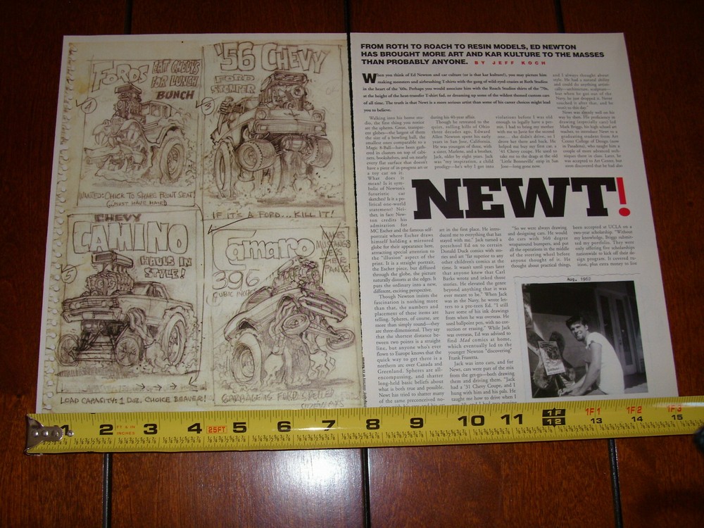 ED NEWT ORIGINAL 2000 ARTICLE