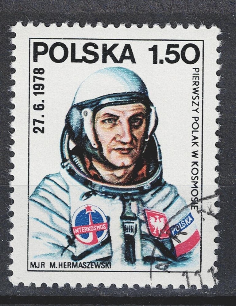 Poland First Polak in Space stamp 1978 A-16