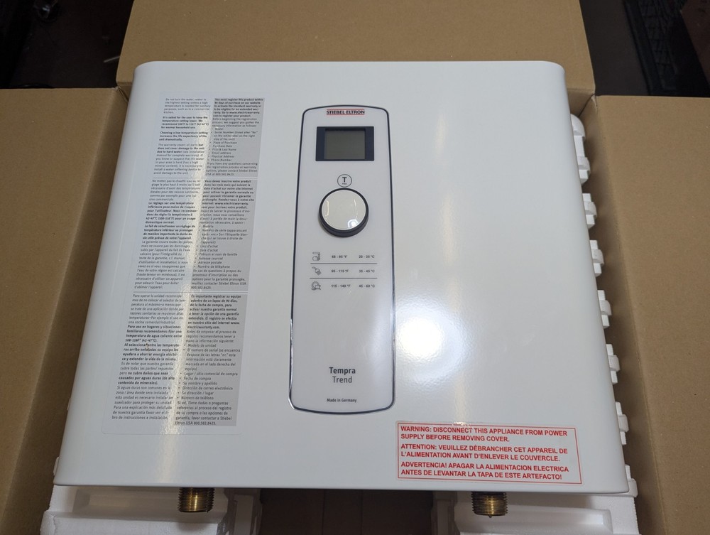 Lightly Used: Stiebel Eltron Tempra 20 Trend Electric Tankless Water Heater