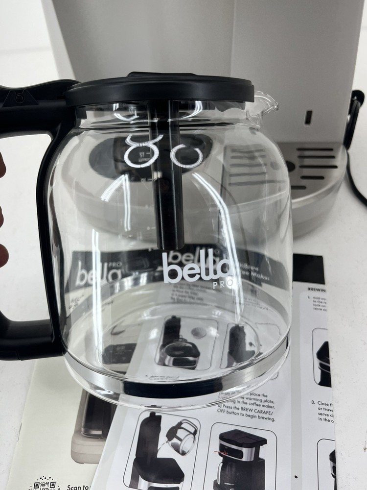 bella PRO - MultiBrew 12-Cup Drip & Single-Serve Coffee Maker - Oatmilk OB