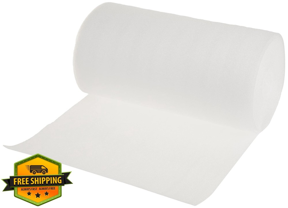 Uboxes 12" x 50' Foam Wrap Roll Fragile Items Protector