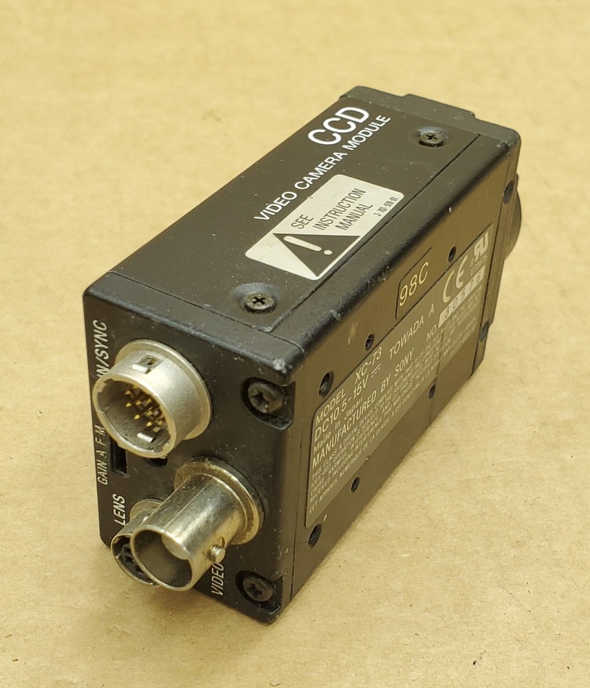 Sony XC-73 CCD Video Camera Module for Machine Vision System 10.5-15VDC