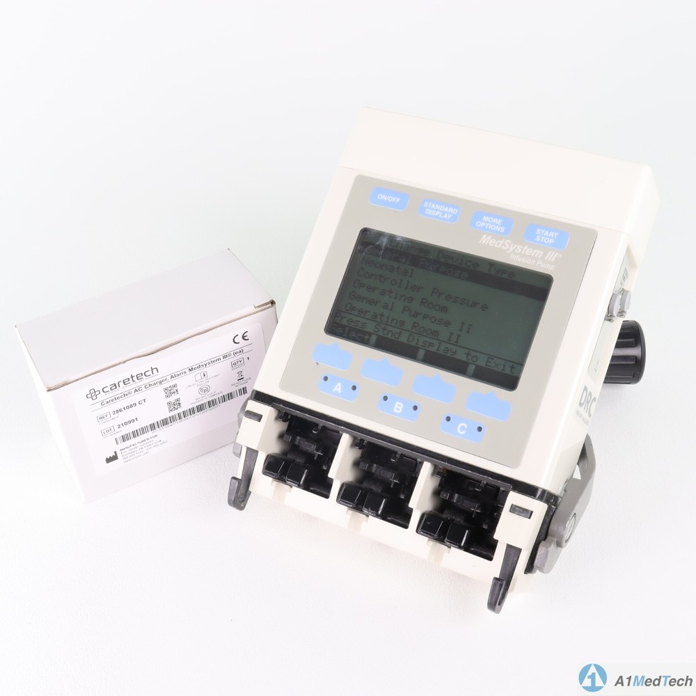 IVAC MedSystem III Pump 2865B with Power Supply