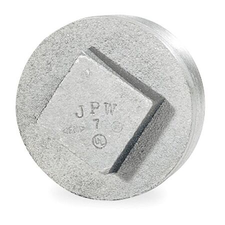 Zoro Select 2Wj75 3" Mnpt Galvanized Square Head Plug