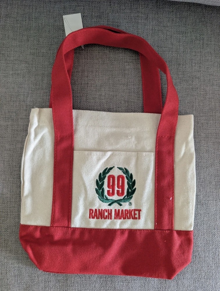 Authentic 99 Ranch Mini Canvas Tote Red