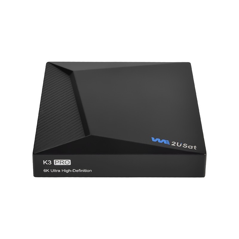 We2USat K3 PRO Android Smart TV Box 2026 Media Player Bluetooth Voice Control US
