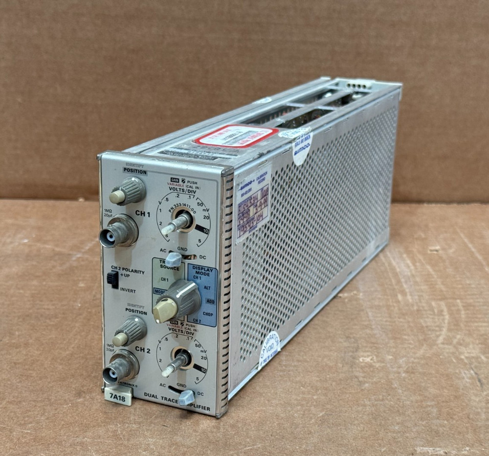 Tektronix 7A18 Dual Trace Amplifier