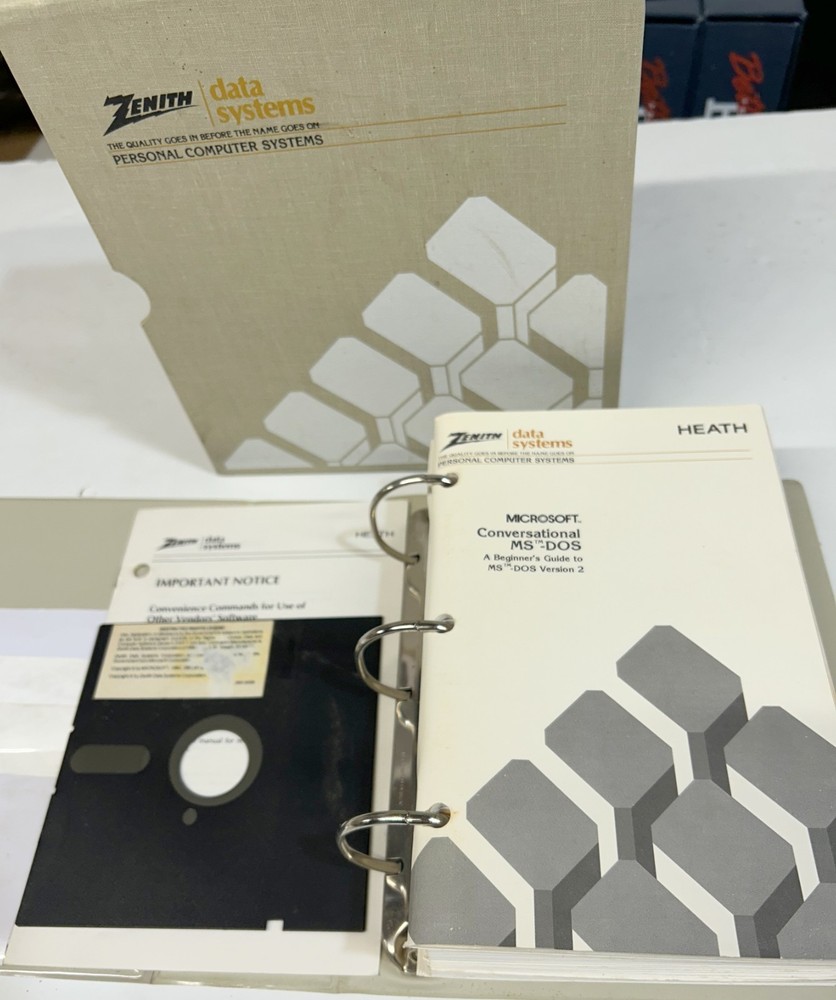 Heath Zenith Microsoft MS-DOS Vrs 2 Manual & Software