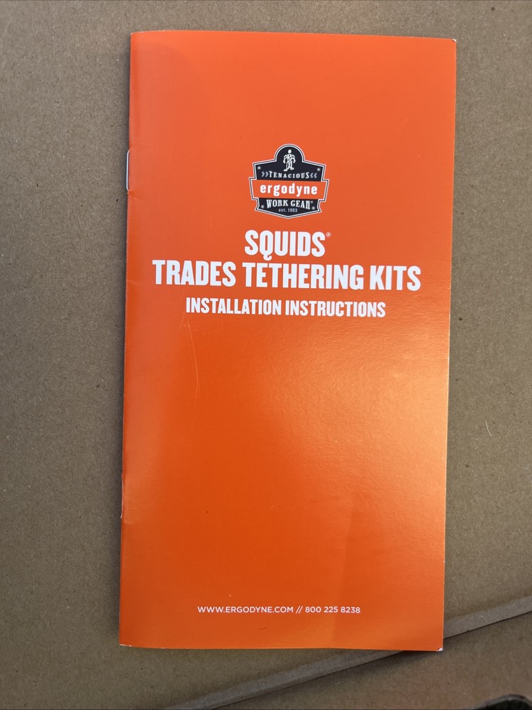 Squids 3183 Carpenter and Laborer's Tool Tethering Kit