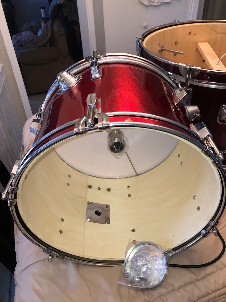 Candy Apple Red Drum Pendant Light DIY!