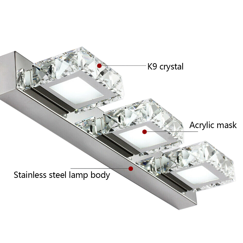 LED Bathroom Vanity Wall Light Modern Bath Light Bar Mirror Front Lamp US