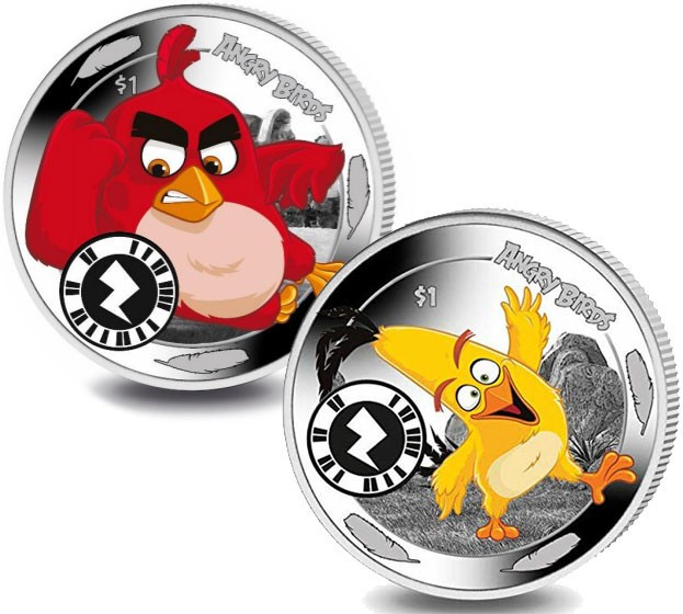 SIERRA LEONE 2018/19 'Angry Birds™ Chuck & Red' Interactive Coins w/Special Code