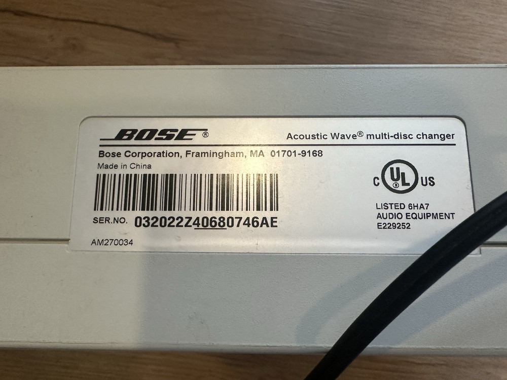 Bose Acoustic Wave Music System Multi-Disc CD Changer - READ