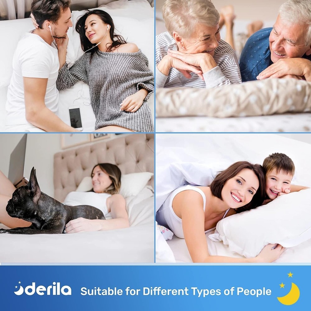 Derila® Pillowcase from Premium Materials to Keep the Pillow White & Clean