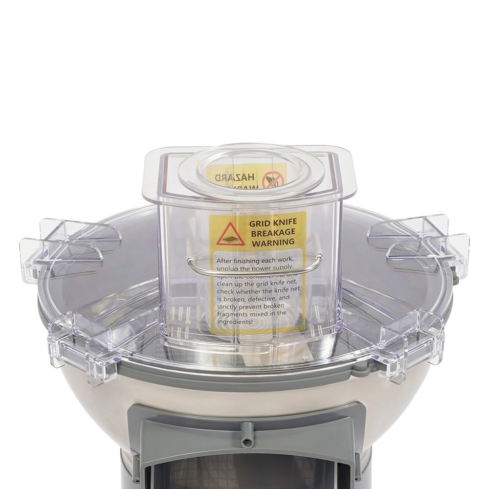 Electric 4-in-1 Vegetable Chopper Fruit Processor Dice Slice Shred Strip Cutter