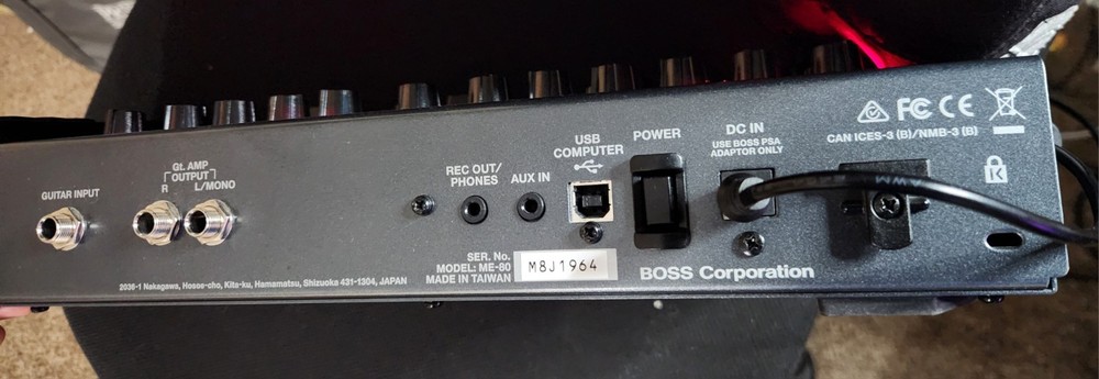 Boss ME-80 Digital Multi-Effects Processor for Electric Guitar