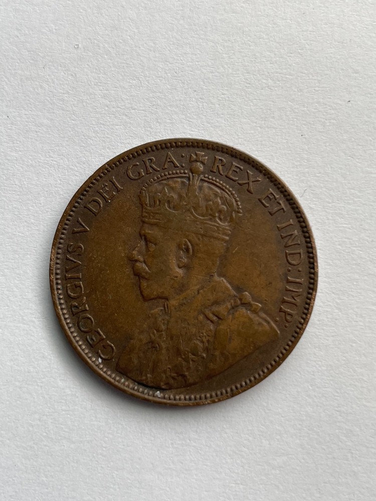 1918 Canada Large One Cent Coin