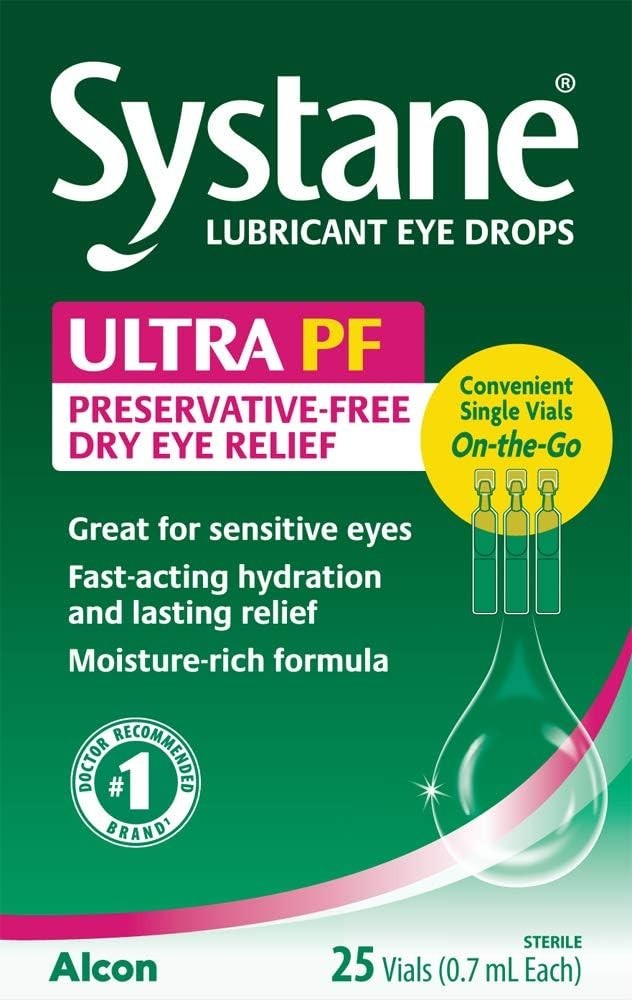 Ultra Lubricant Eye Drops, 25 Count