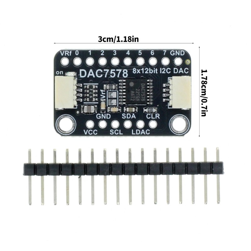 Low Noise 12 Bit Resolution I2C Module For High Precise Control