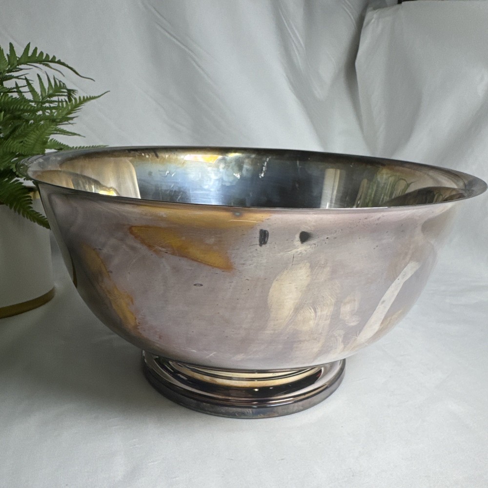 Vintage GORHAM Silverplate Silver 10”Bowl Serving Dish