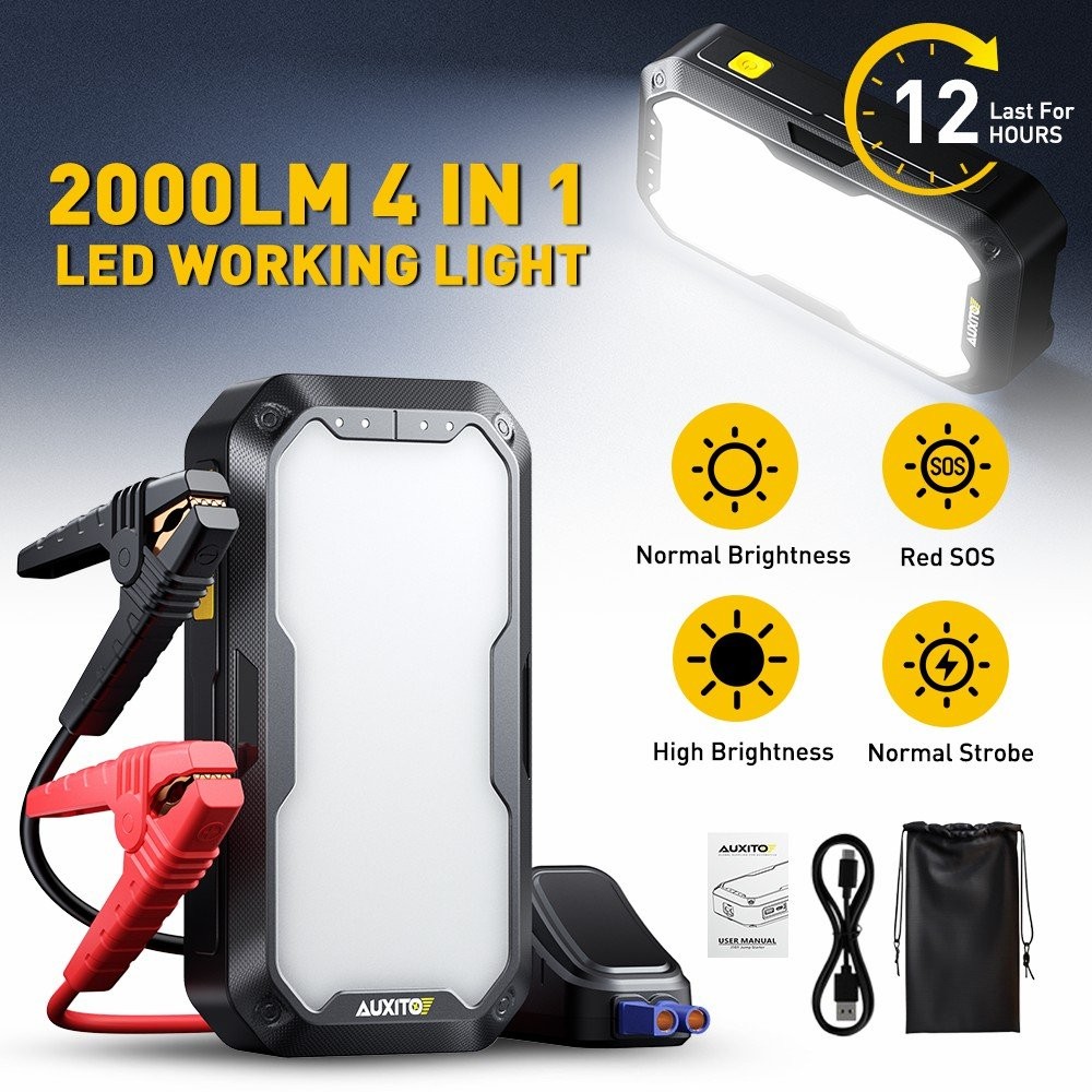 12V Multi-functional Emergency Start Power Supply Charging Starting Portable J