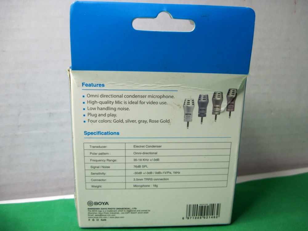 Boya Smartphone Condenser Microphone BY-A100