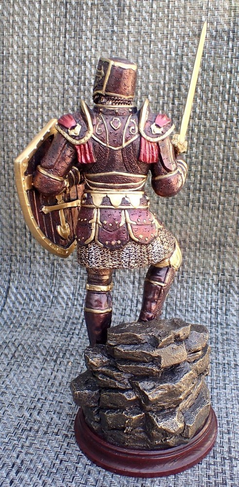 The Lord's Strength Sculpture With Challenge Coins