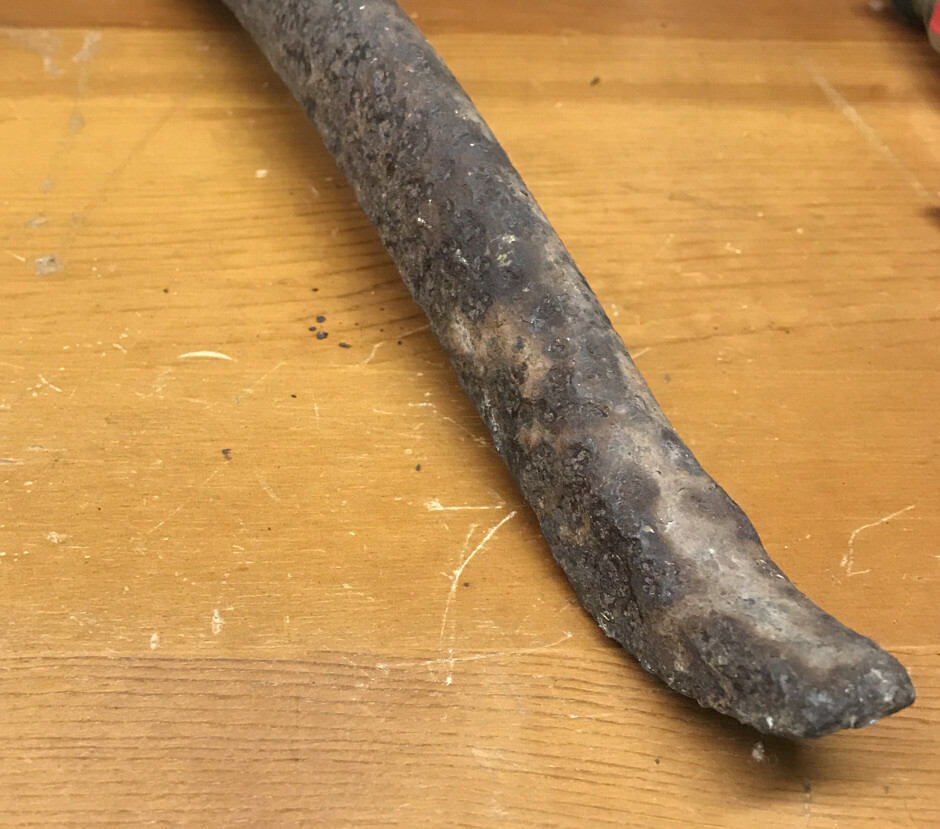 Antique Primitive Cast Iron Pump Handle Hand Forged Jack Hydrant Repurpose