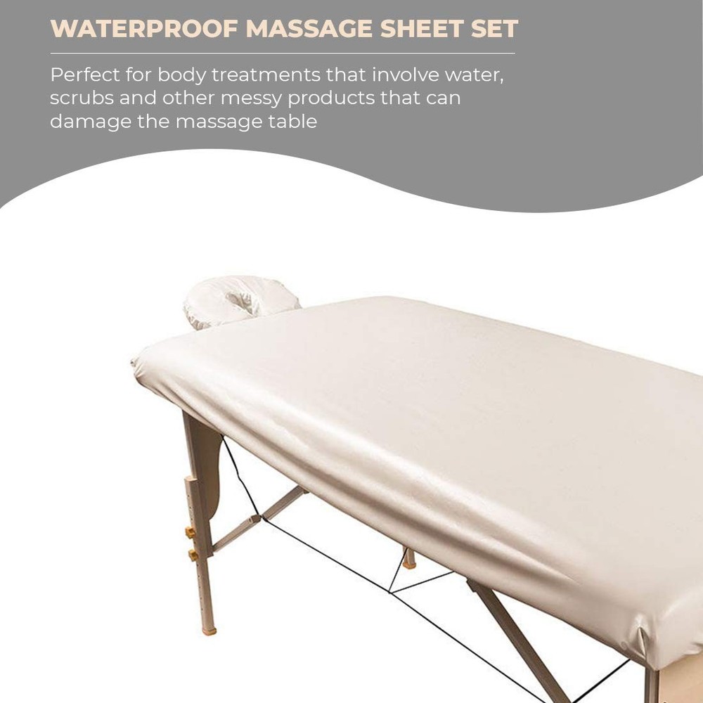 ForPro Professional Collection Waterproof Massage Table Cover, Protective Spa...