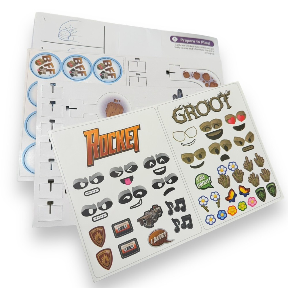 Ozobot Bit Marvel Groot Rocket Spider-Man Venom Robotics READ DESCRIPTION