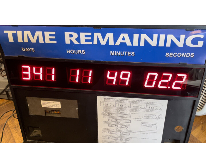 Wall Mount Digital Count Down Timer **Rare Find**