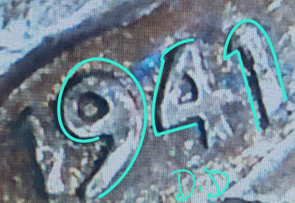 1941 ERROR MERCURY SILVER DIME 10C MULTIPLE DOUBLED STIKES & DOUBLED DIES