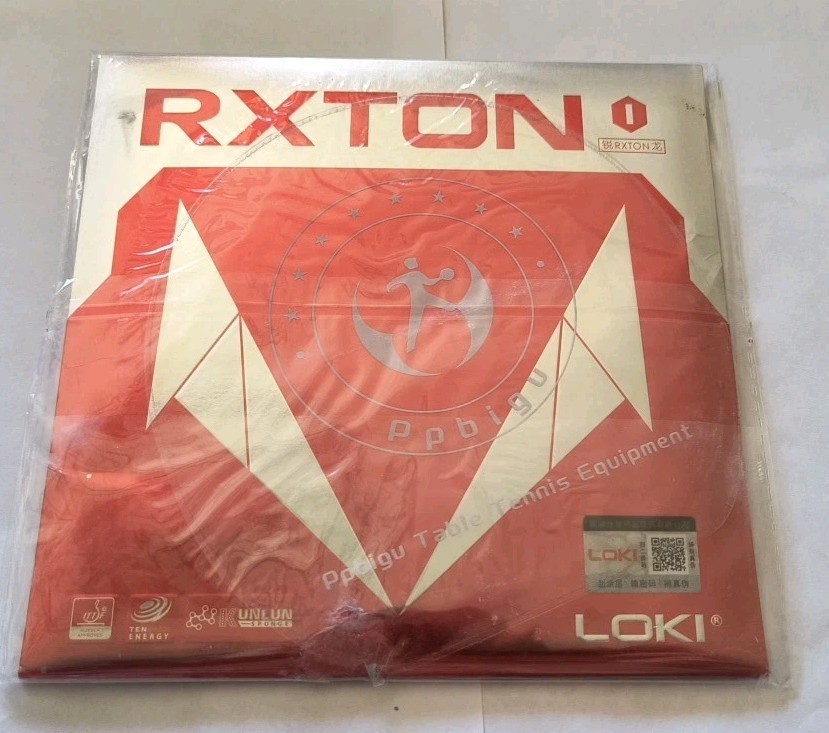 LOKI RXTON Table Tennis Rubber Sponge Black
