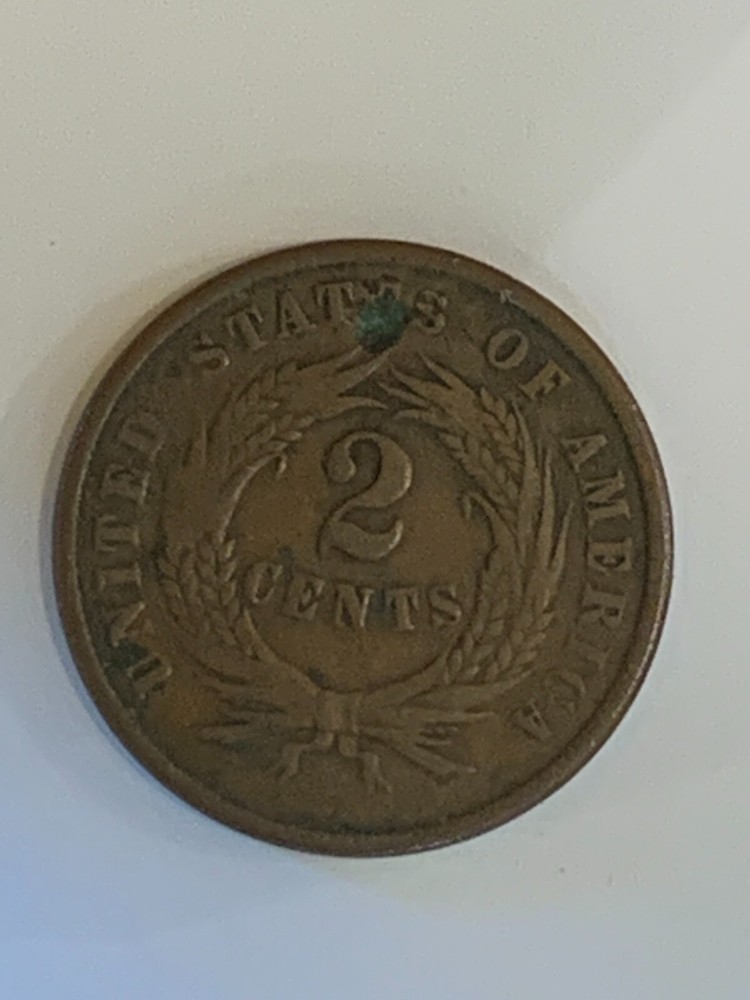 1865 Two 2 Cents