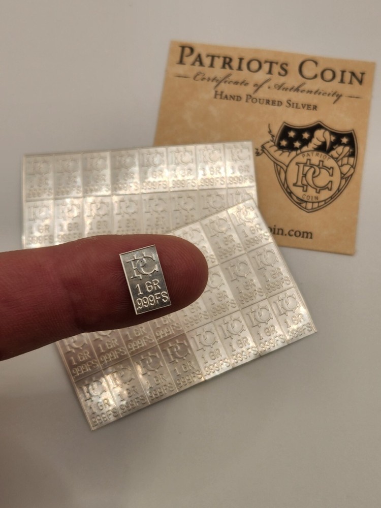 Silver Alloy Bar Packs .999 Silver K