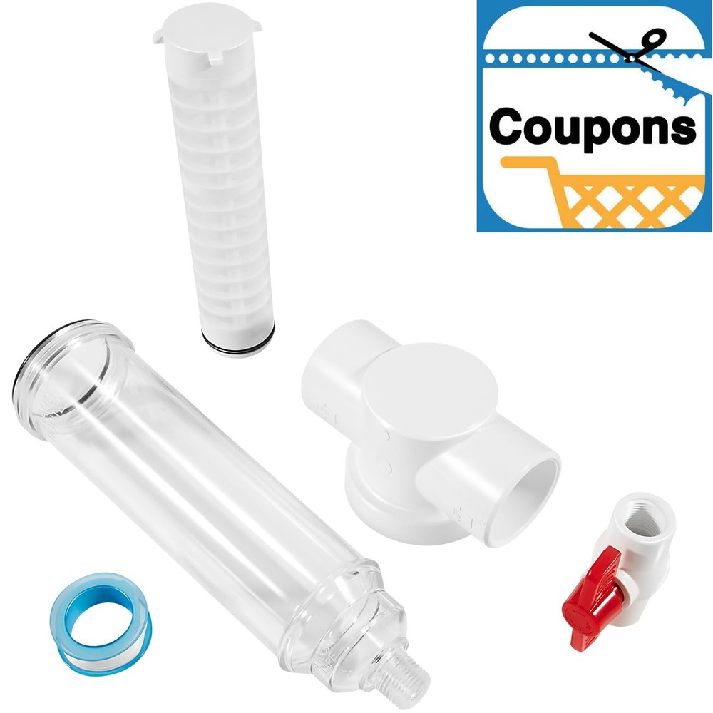 100 Mesh Spin Down Sand Separator for Rusco Vu-Flow 1.5" Spin-Down Filter 50 GPM