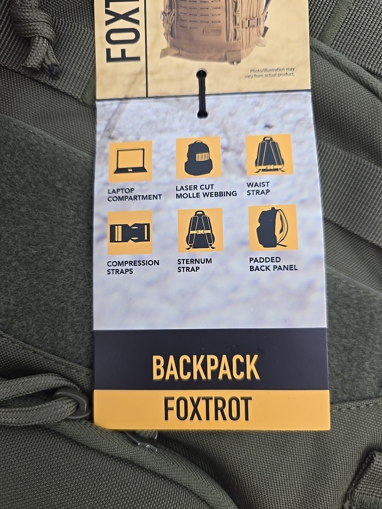 Highland Tactical Backpack - Foxtrot - Dark Green