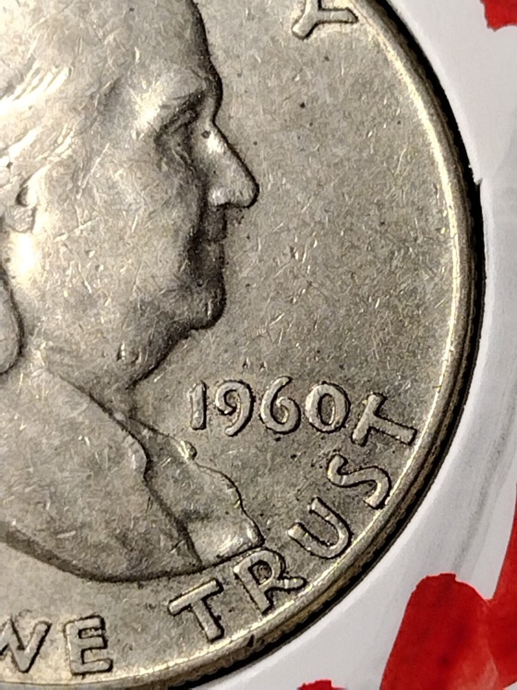 1960 FRANKLIN SILVER HALF DOLLAR FBL DDR UNCIRCULATED