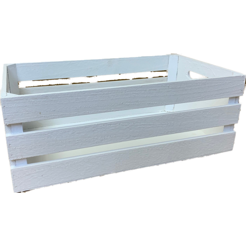 Slatted Wood Crate