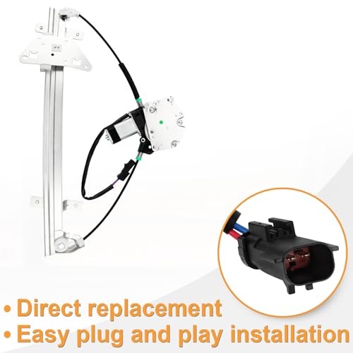Power Window Regulator with Motor Assembly Replacement for Rear Driver Side
