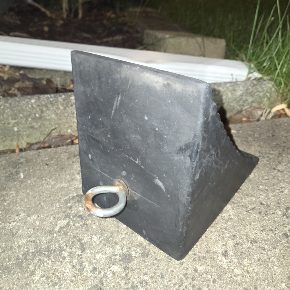 Rubber Wheel Chock Large