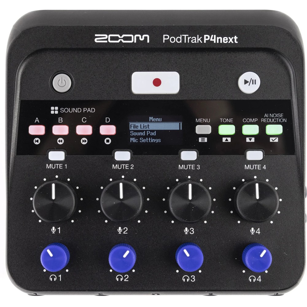 Zoom PodTrak P4next Podcast Recorder
