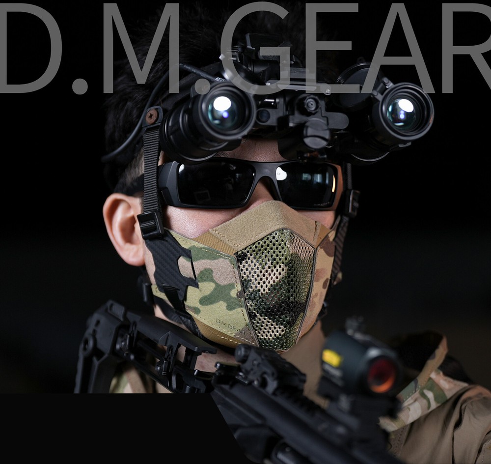 DMgear Tactical Mask CS Half Face Shield Breathable Mouthpiece