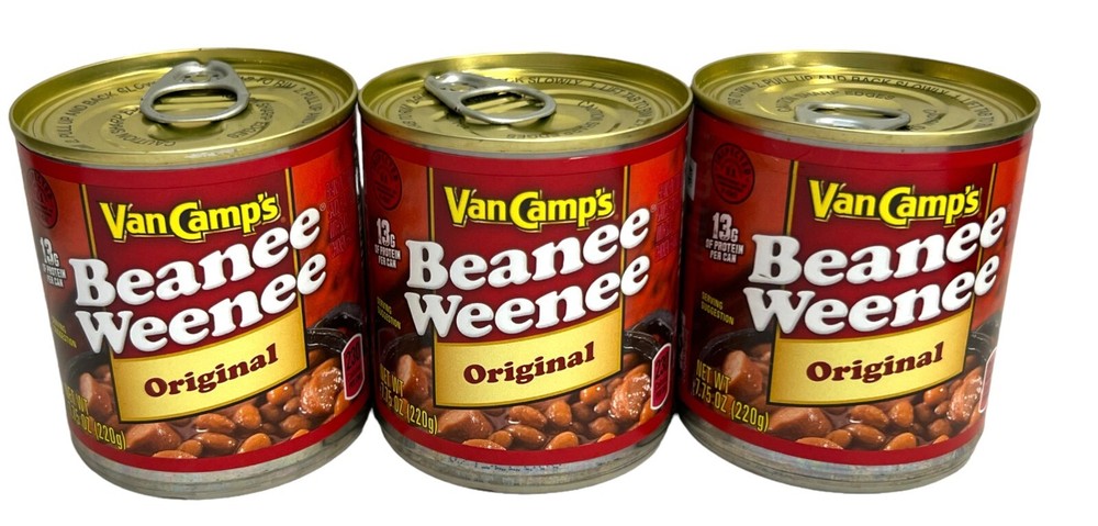 Van Camp's Original Beanie Weenee Beans 7.75 oz (3 Pack)