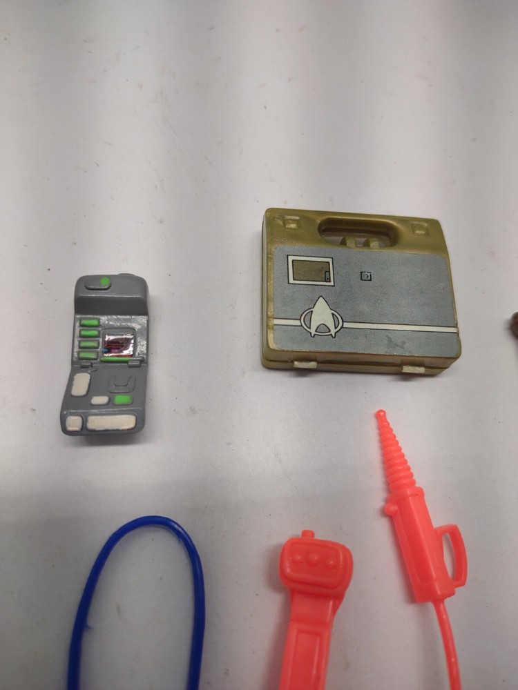 Vintage Playmates Star Trek Accessory Bundle Scanner Briefcase Ax